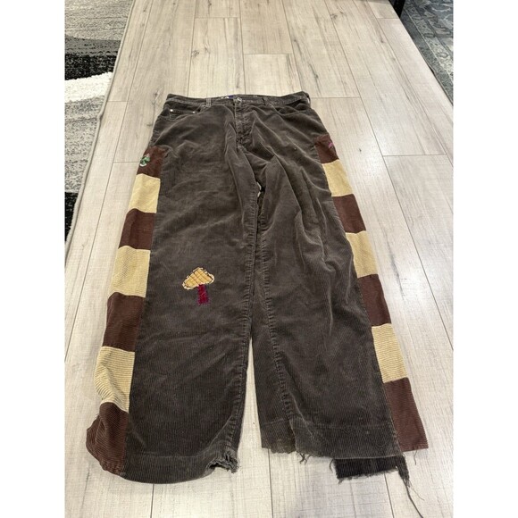 Vintage Levi’s SilverTab Baggy Corduroy Pants W36 L34 Black Made in USA 90s Y2K - Picture 1 of 12